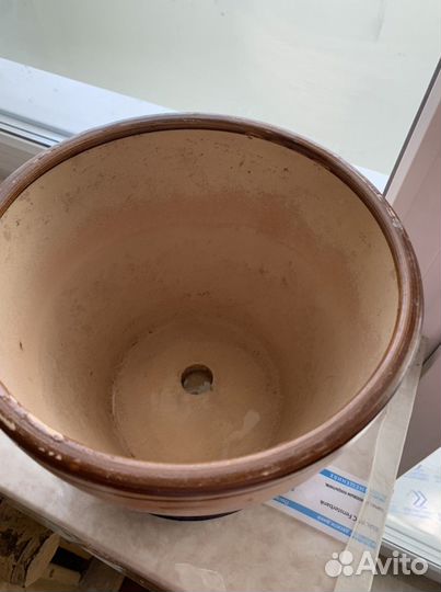 Горшок для цветов керамический