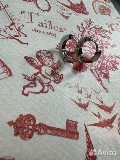 Серьги кольца