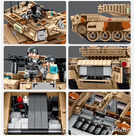 Конструктор lego танк Абрамс М1А2. 1630 деталей