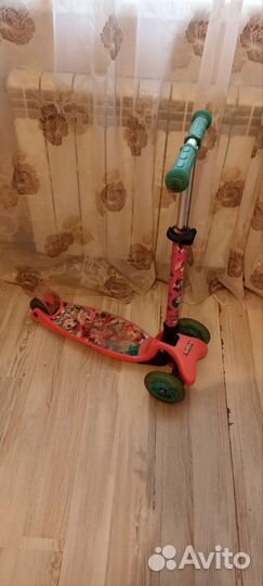 Самокат детский трехколесный бу