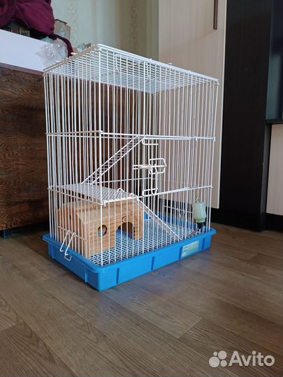 Petmax Клетка для мелких животных, 55,5х37,5х65 см