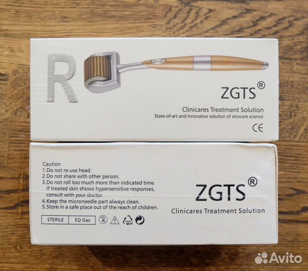 Мезороллер zgts с титановыми иглами