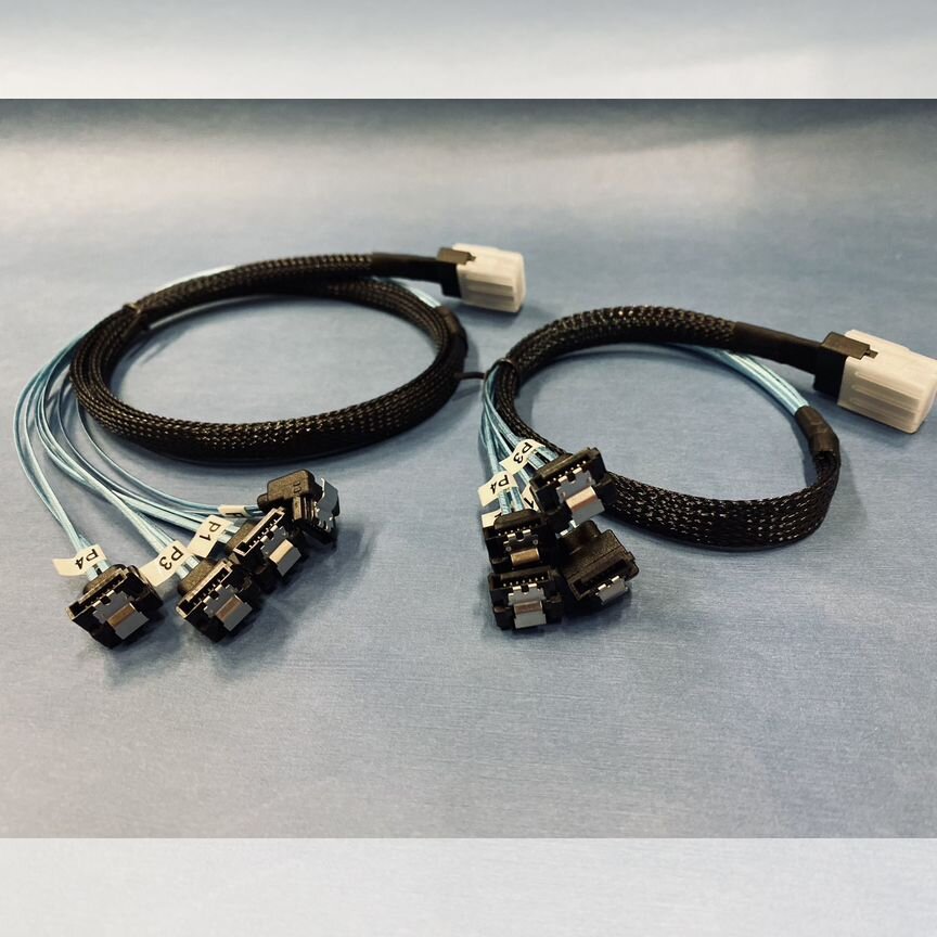 [SFF-8087] Кабель На 4 Sata Угловой Разъем Sff-8087