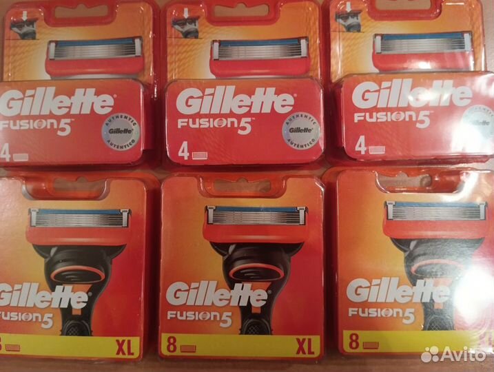 Лезвия для бритья Gillette Fusion 5