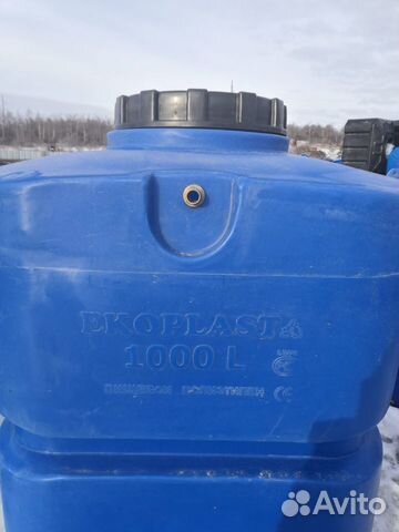 Ёмкость для воды пв 1000 л. (ecoplast)