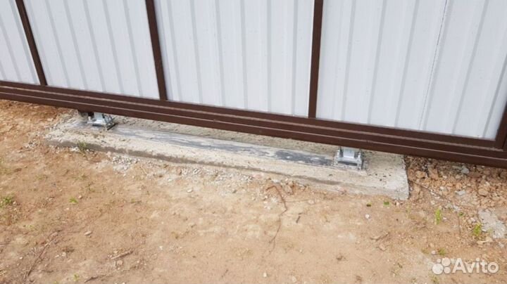 Сдвижные ворота с установкой