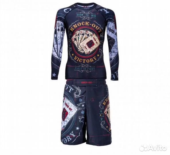 Рашгард детский и шорты для мма KnockOut
