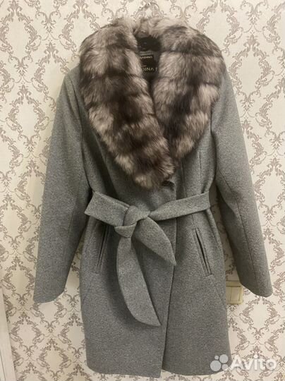 Пальто женское зимнее шерстяное