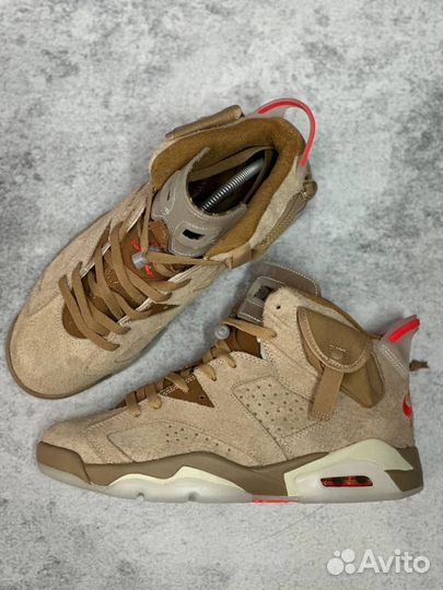 Кроссовки мужские Nike Airjordan 6LowTravis Scott