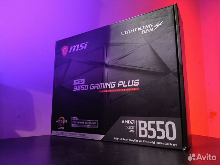 Материнская плата MPG B550 gaming plus MSI