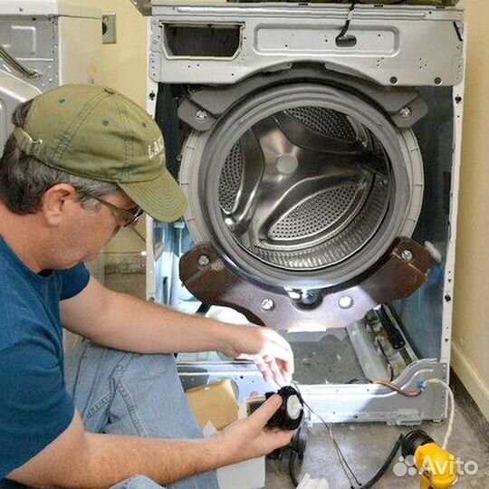 Peмoнт стиральных машин: Запчасти с coбoй