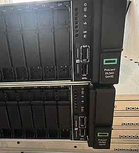 Сервер hp dl560 gen10 4 cpu 80 ядер, до 6tb ram бу
