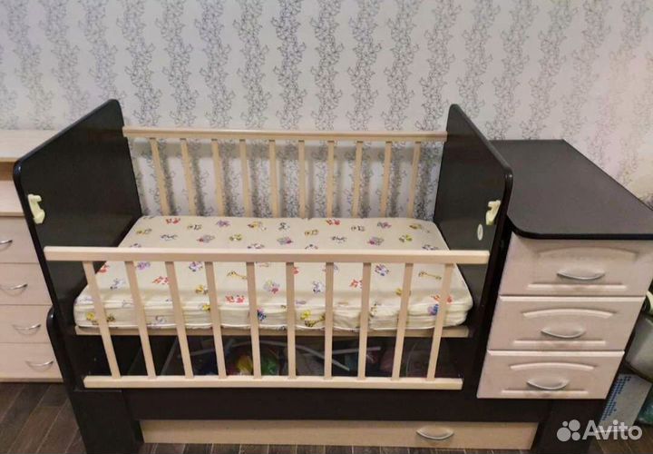 Детская кроватка трансформер