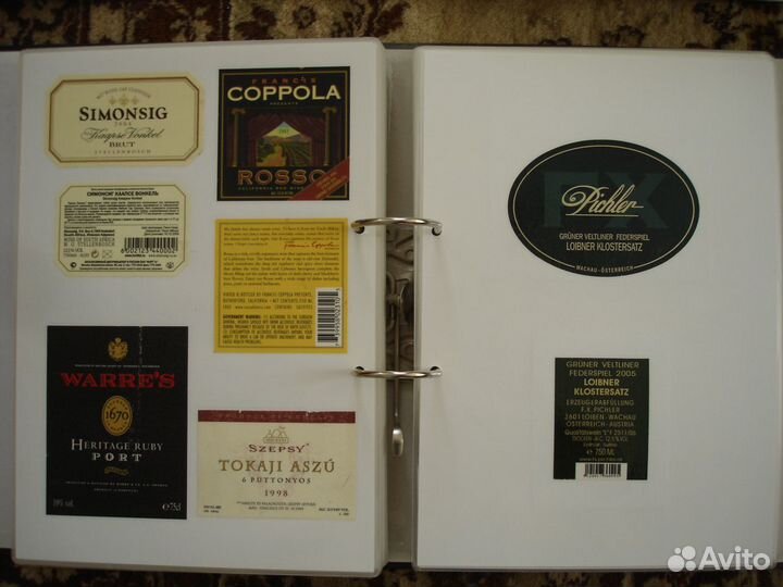 Коллекция винных этикеток