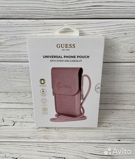 Новая Оригинальная Сумка Чехол для телефона Guess