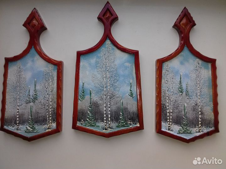 Набор кухонной утвари из дерева