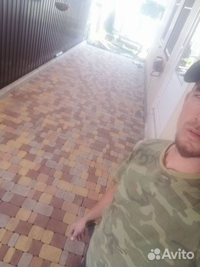 Укладка брусчатки