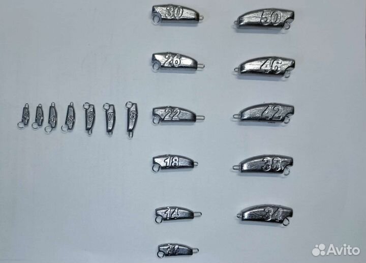 Груза для рыбалки разборная чебурашка и др