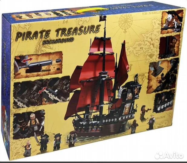Аналог Lego Pirates Queen Anne’s Revenge