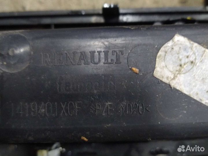 Накладка консоли renault logan 2