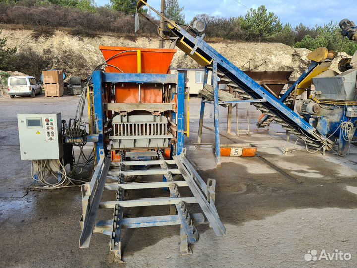 Оборудование для производства брусчатки