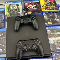 Sony playstation 4 slim+112 игр в подарок/гарантия