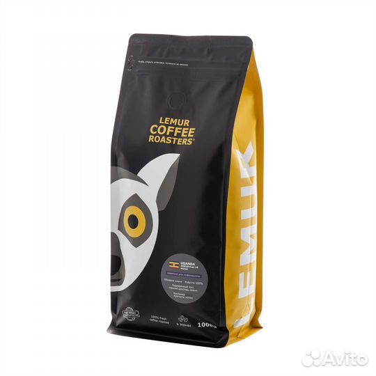 Уганда Робуста 18 - Кофе в зернах. 100 Робуста