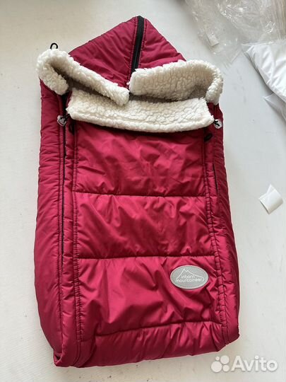 Конверт зимний в коляску на овчине