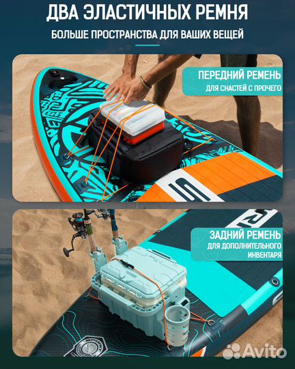 Надувная SUP-доска sporit AIR cruiser blue green P