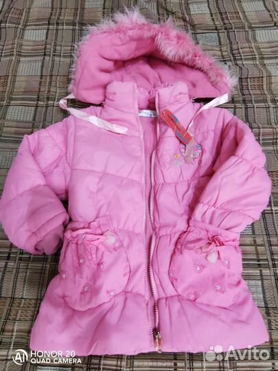 Куртка утепленная для девочки
