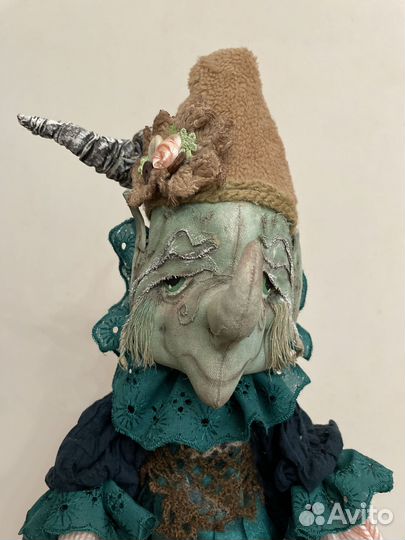 Интерьерная коллекционная кукла - Болотная фея