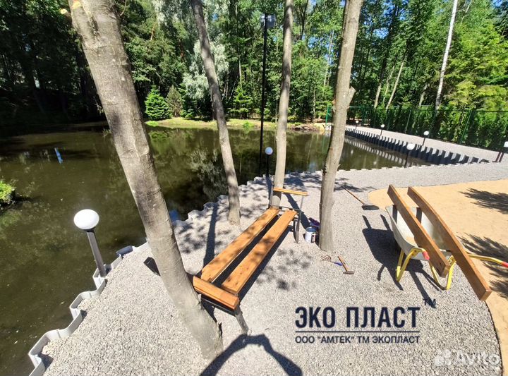 Шпунт пвх / Берегоукрепление