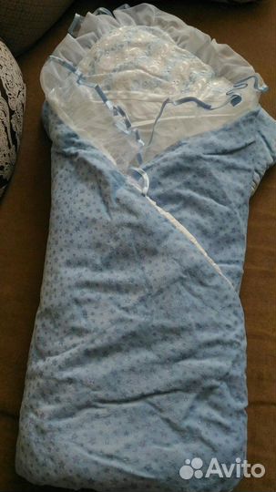 Конверт на выписку для мальчика осень зима