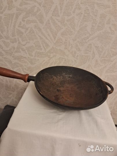 Сковорода-сотейник,б/у,syton,27см,чугунная