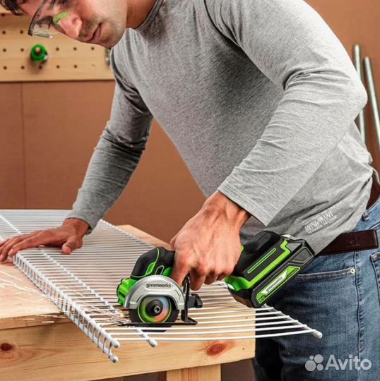 Болгарка аккумуляторная greenworks GD24UCS без АКБ