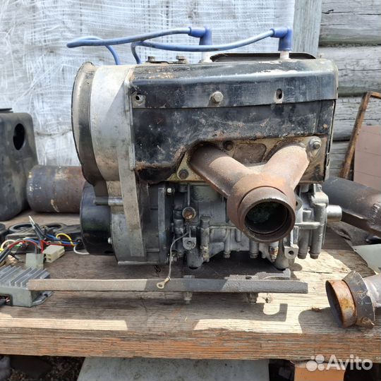 Двигатель снегохода рысь