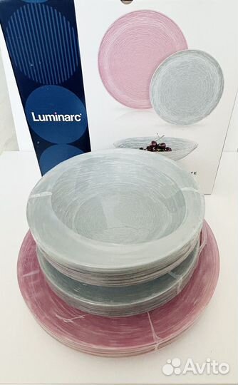 Luminarc 18 предметов столовый сервиз