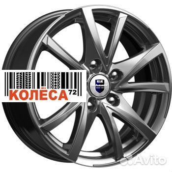 Кик Игуана 6.5x15 4x100 ET35 Dia67.1 Дарк платинум