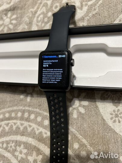 Часы apple watch 3 42mm nike