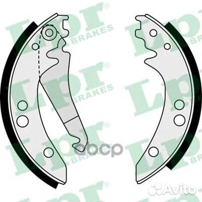 Колодки торм.бар.mercedes T1 82-96 08410 Lpr