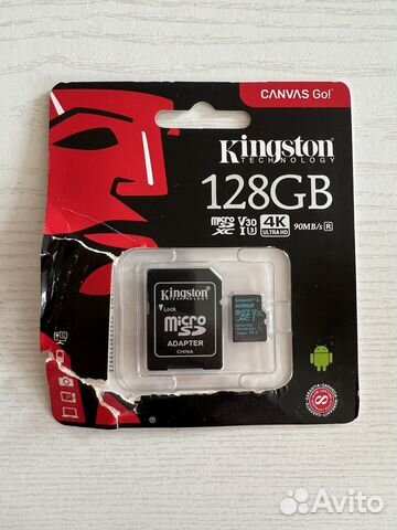 Kingston micro sdxc V30 128GB sdcg2
