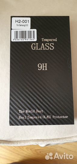 Защитное стекло samsung Galaxy S10