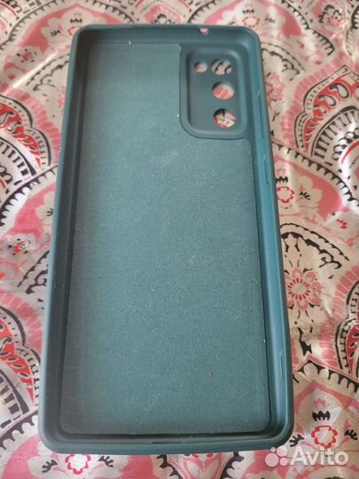 Чехол на samsung a 9 тёмно зелёный