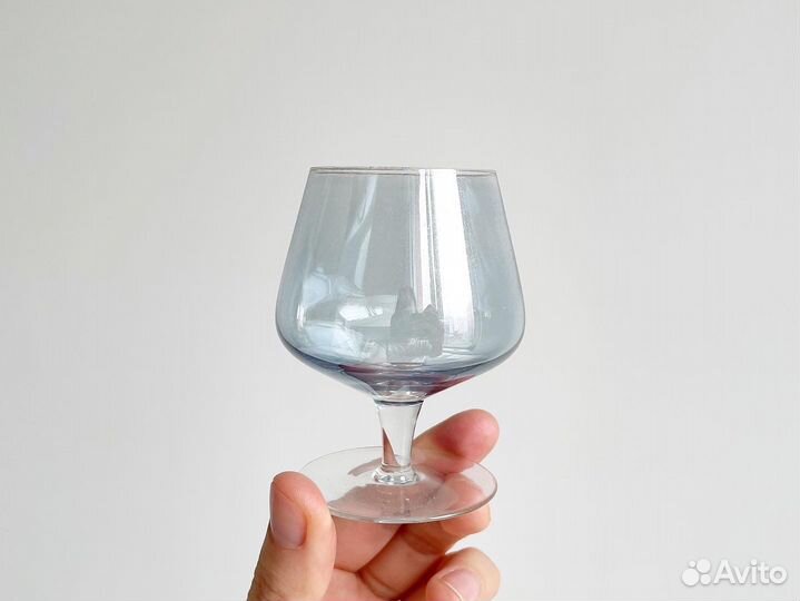 Фужеры цветное стекло винтаж