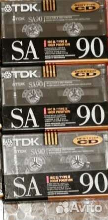 Аудиокассета кассета TDK SA 90 хром