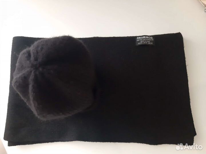 Шарф с шапкой