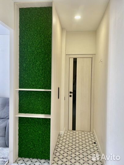 Декор из мха, панели из мха, озеленение