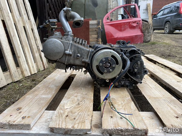 Двигатель от питбайка 125 кубов