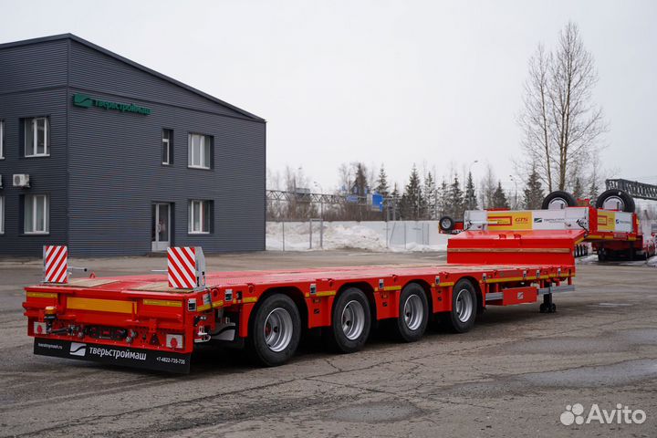 Полуприцеп трал (тяжеловоз) Тверьстроймаш SE46, 2024