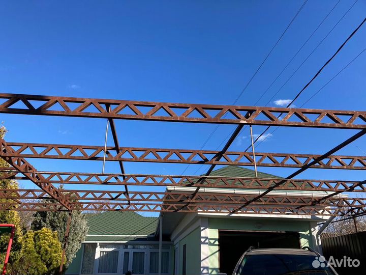 Металлоконструкции для навеса